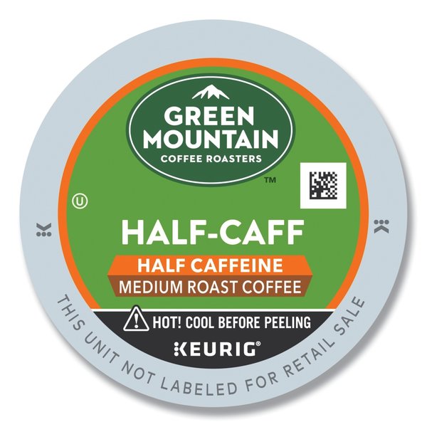 Green Mountain Coffee Half-Caff Coffee K-Cups, PK96 PK 6999